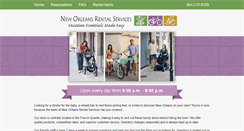 Desktop Screenshot of neworleansrentalservices.com